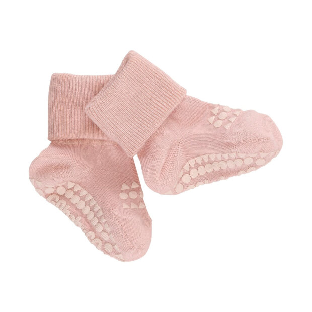 GOBABYGO - SKRIDSIKRE STRØMPER BAMBUS | SOFT PINK