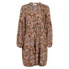 NEO NOIR - MELLY GRAPHIC FLOWER DRESS | DUSTY GREEN