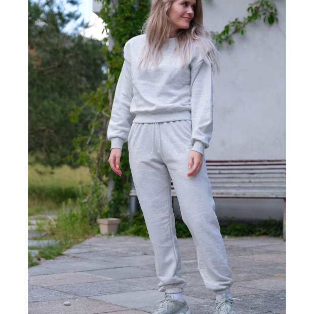 NEO NOIR - JOCELYN SWEAT PANTS | LYS GRÅ MELANGE
