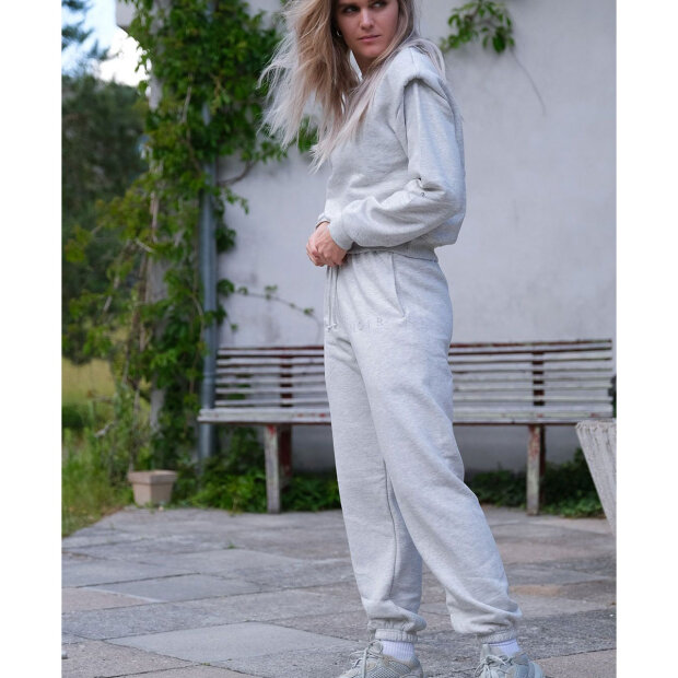 NEO NOIR - JOCELYN SWEAT PANTS | LYS GRÅ MELANGE