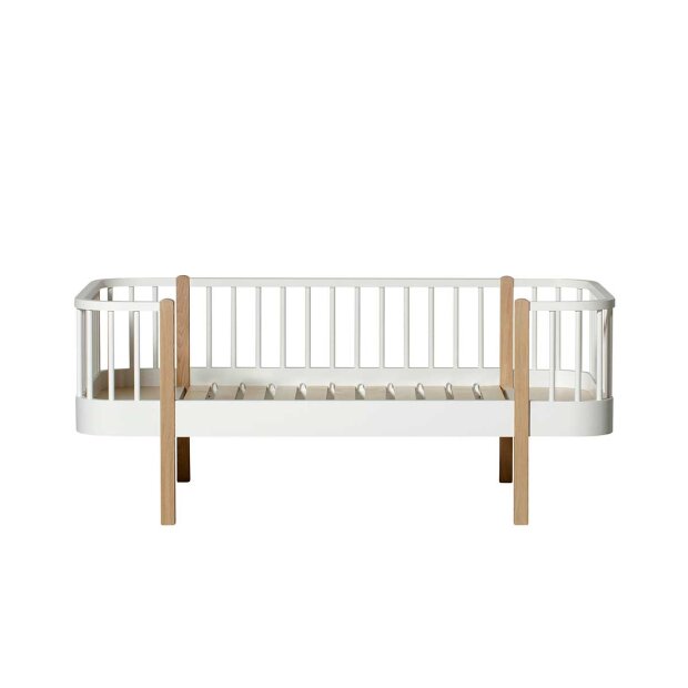 4: Wood Junior Sofaseng 90x160 Hvid/eg Fra Oliver Furniture