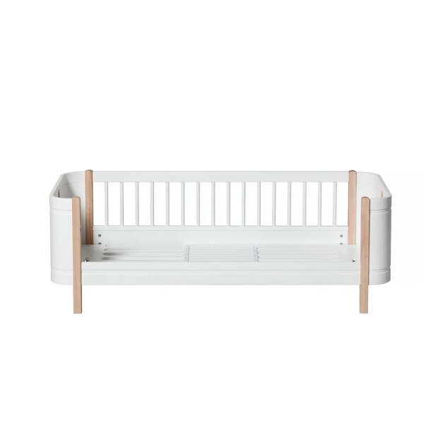 Wood Mini+ Juniorseng 68×162 Hvid/eg Fra Oliver Furniture