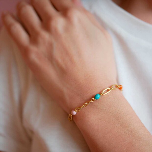 ENAMEL COPENHAGEN - VIGGA ARMBÅND | FORGYLDT