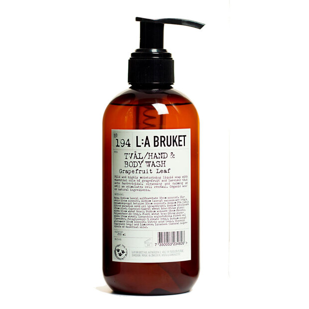 LA BRUKET - HAND/BODY SOAP 250 ML | GRAPEFRUIT