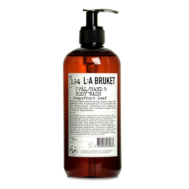 LA BRUKET - HAND/BODY SOAP 450 ML | GRAPEFRUGT