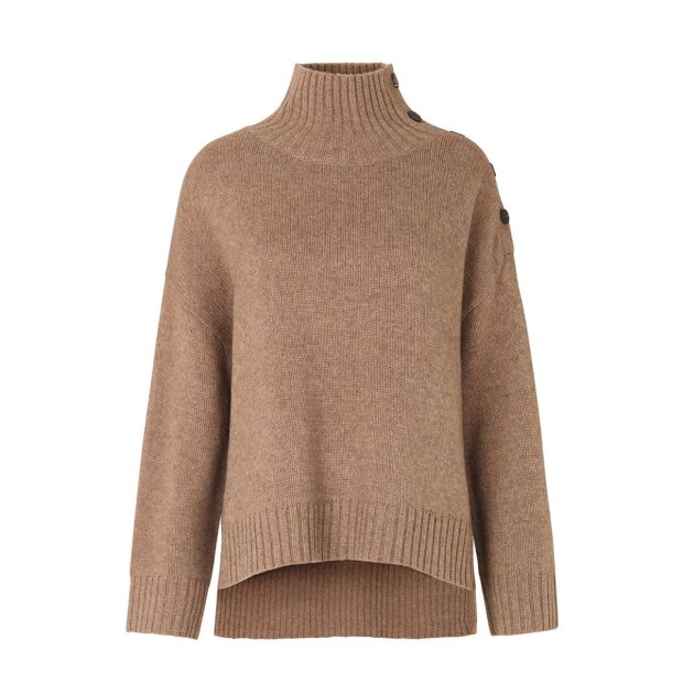 SECOND FEMALE - FEIST KNIT T-NECK | SEPIA TINT