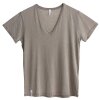 360 ICON - GRACE V-NECK T-SHIRT - FADED GREEN