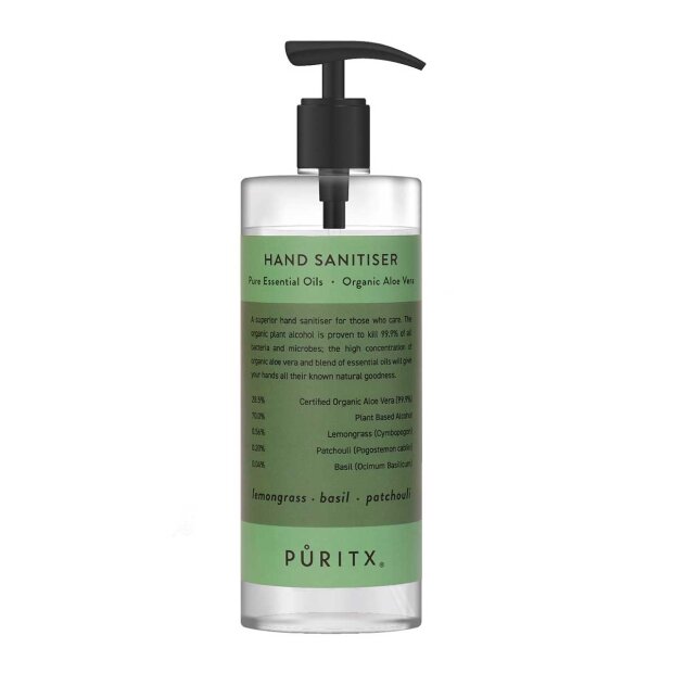 PURITX - HÅNDDESINFEKTION 250ML | CITRONGRÆS/BASIL/PATCHOULI