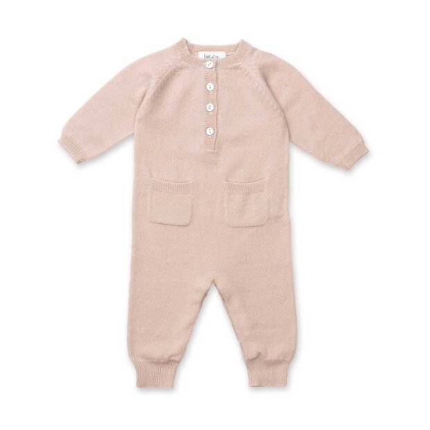 LALABY - BABY JUMPSUIT CASHMERE | POWDER