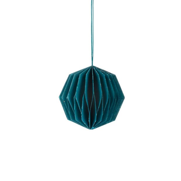 SKINBJERG DESIGN - BIKUBE I PAPIR 7,5 CM | BLÅ