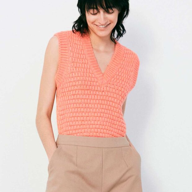 RABENS SALONER - SUSETTE CRAZY MIX KNIT VEST