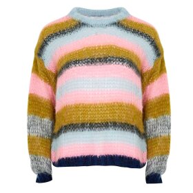 NOELLA - DELTA KNIT | BLUE/ROSE