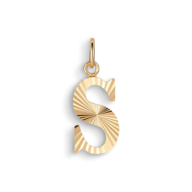 JANE KØNIG - REFLECTION LETTERS VEDHÆNG | FORGYLDT