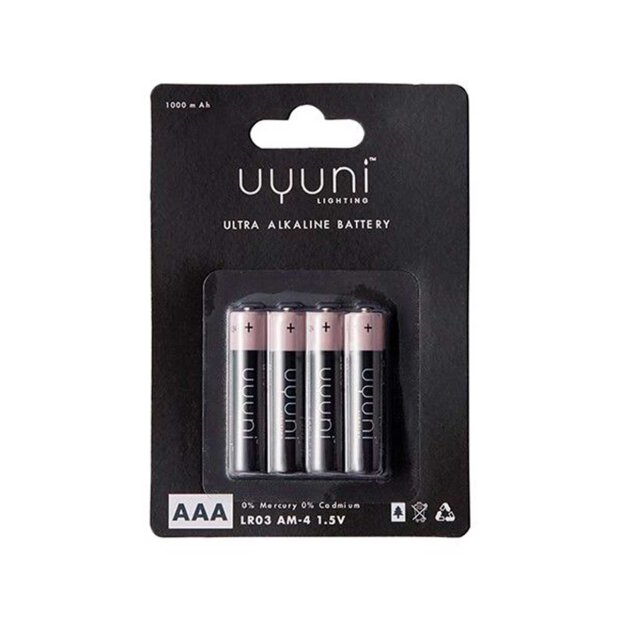 Aaa Batteri 1,5v - 4 Stk Fra Uyuni