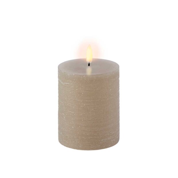 Pillar Candle 7,8x10,1cm | Sandstone Fra Uyuni