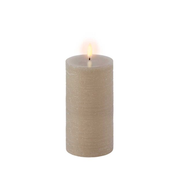 Pillar Candle 7,8x15 Cm | Sandstone Fra Uyuni