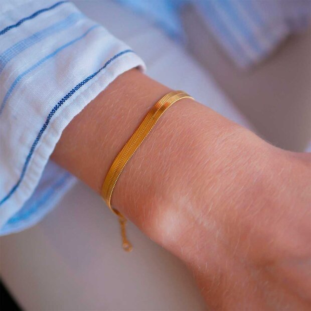 ENAMEL COPENHAGEN - CARLA ARMBÅND | FORGYLDT