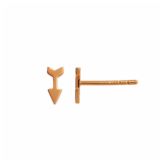 STINE A - PETIT LOVE ARROW ØRERING 1 STK. | FORGYLDT