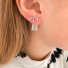 STINE A - THREE DOTS EARRING | SØLV