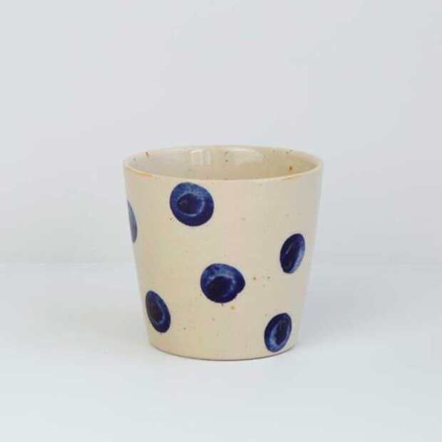 Billede af Original Cup H7cm | Polka Dot Fra Bornholms Keramikfabrik