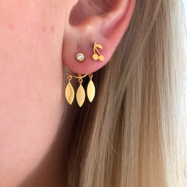STINE A - BIG DOT EARRING | FORGYLDT