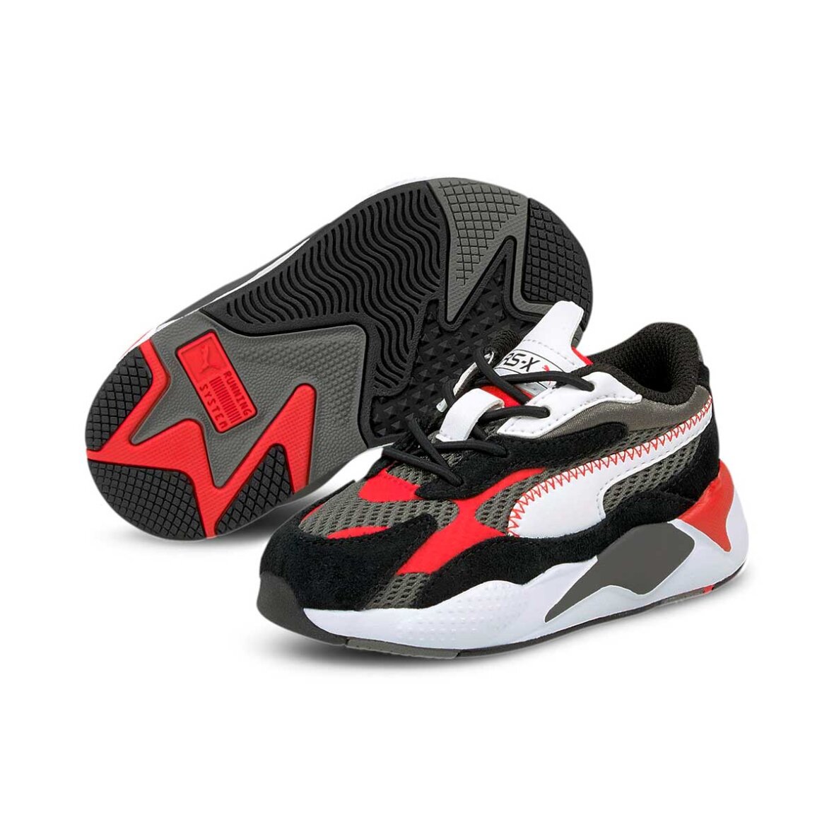 PUMA RS-X3 TWILL AIRMESH AC SNEAKERS | SORT - Stokværk