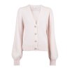 NEO NOIR - GIMMA DIAMOND KNIT CARDIGAN | LIGHT PINK