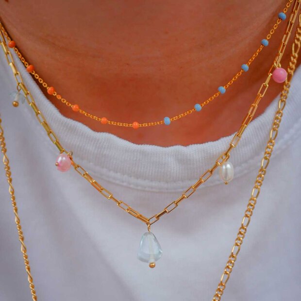 ENAMEL COPENHAGEN - LOLA HALSKÆDE FORGYLDT | BREEZY