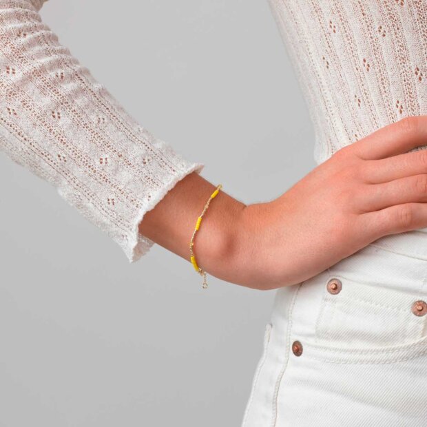 ANNI LU - CLEMENCE BRACELET FORGYLDT | LEMON