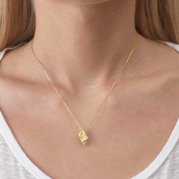 ANNI LU - FLOATING SHELL NECKLACE | FORGYLDT