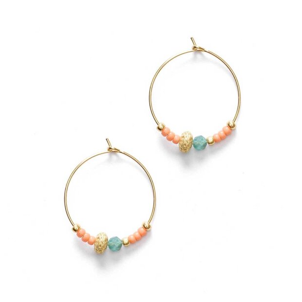 ANNI LU - WAVE CHASER HOOP FORGYLDT | PEACHES N CREAM