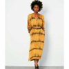 RABENS SALONER - SANIA VISTA KAFTAN | MUSTARD COMBO RABENS SALONER - SANIA VISTA KAFTAN | MUSTARD COMBO