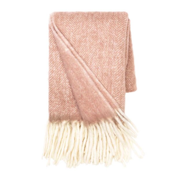 Billede af Mathea Uldplaid 130x170cm | Powder Fra Cozy Living
