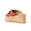 A PAIR - CORK WEDGE CROSS SANDAL | BRUCIATO A PAIR - CORK WEDGE CROSS SANDAL | BRUCIATO