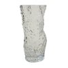HEIN STUDIO - OSTREA ROCK GLASS VASE 30 CM | CLEAR