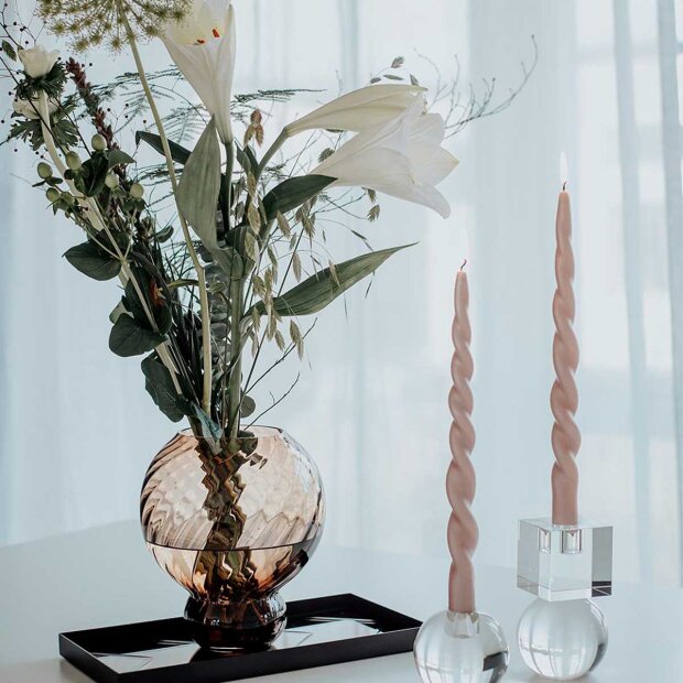 SPECKTRUM - MEADOW SWIRL VASE 20 CM | TOPAZ