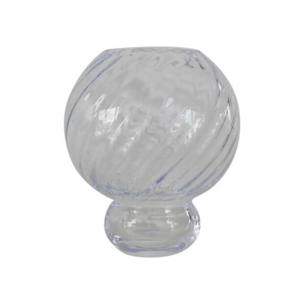 SPECKTRUM - MEADOW SWIRL VASE 20 CM | CLEAR