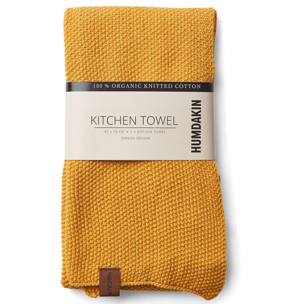 Knitted Kitchen Towel | Yellow Fall Fra Humdakin