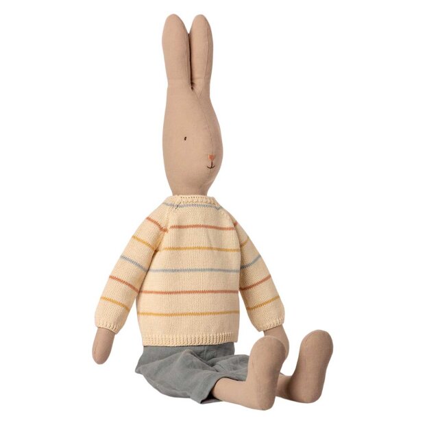 MAILEG - RABBIT SIZE 5 - 75 CM - PANTS & KNITTED SWEATER 