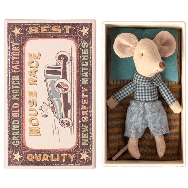 Billede af Little Brother Mouse In Matchbox - 10 Cm Fra Maileg