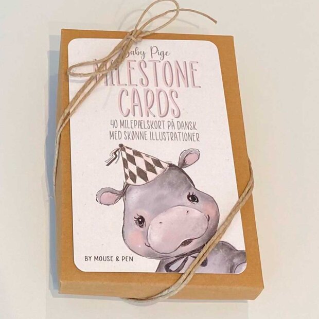 Billede af Milestone Cards | Pige Fra Mouse & Pen