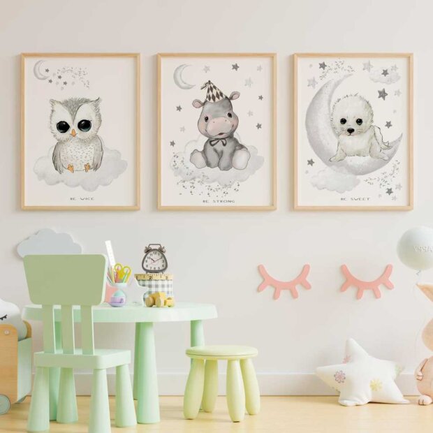 MOUSE & PEN - A3 PLAKAT 29X42 CM | BABY BE WISE/UGLE