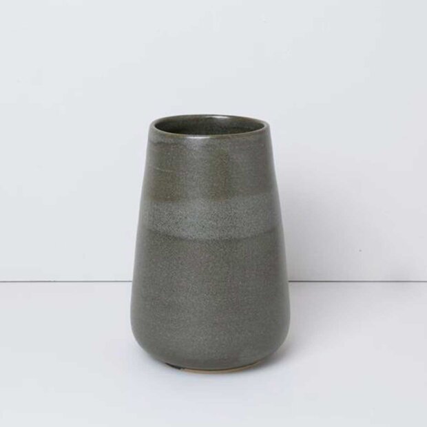 Billede af Small Vase H13 Cm/ø10 Cm | Stone Island Fra Bornholms Keramikfabrik
