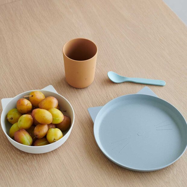 LIEWOOD - PAUL TABLEWARE SET | CAT DOVE BLUE