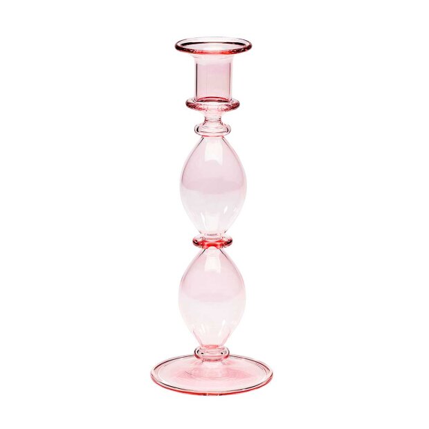 ANNA + NINA - OLYMPIA LYSESTAGE I GLAS 23 CM | PINK