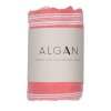 ALGAN - Sade hamamhåndklæde 100x180 cm | RØD