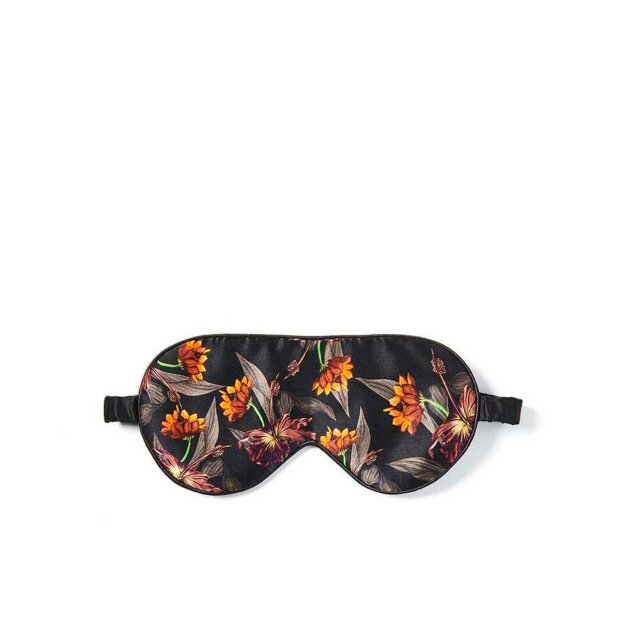 FAN PALM - EYE MASK | BLACK HIBISCUS