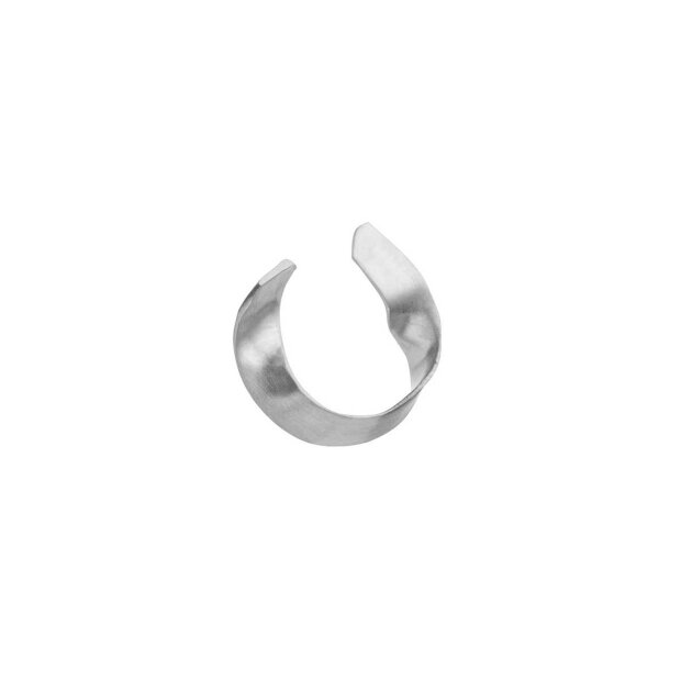 Billede af Twisted Hammered Ear Cuff 1 Pc | Sølv Fra Stine A