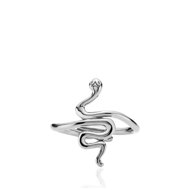 SISTIE SMYKKER - YOUNG ONE SNAKE RING - ONE SIZE | SØLV