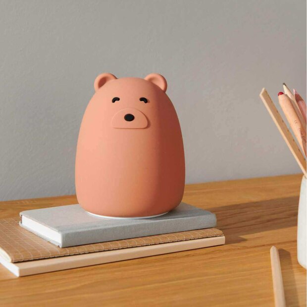 LIEWOOD - WINSTON NIGHT LIGHT | MR. BEAR TUSCANY ROSE